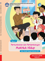 Buku Guru Tema 1 kelas III Pertumbuhan dan Perkembiakan Makhluk Hidup