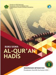 Cover Al Quran Hadis Mi Kelas 1